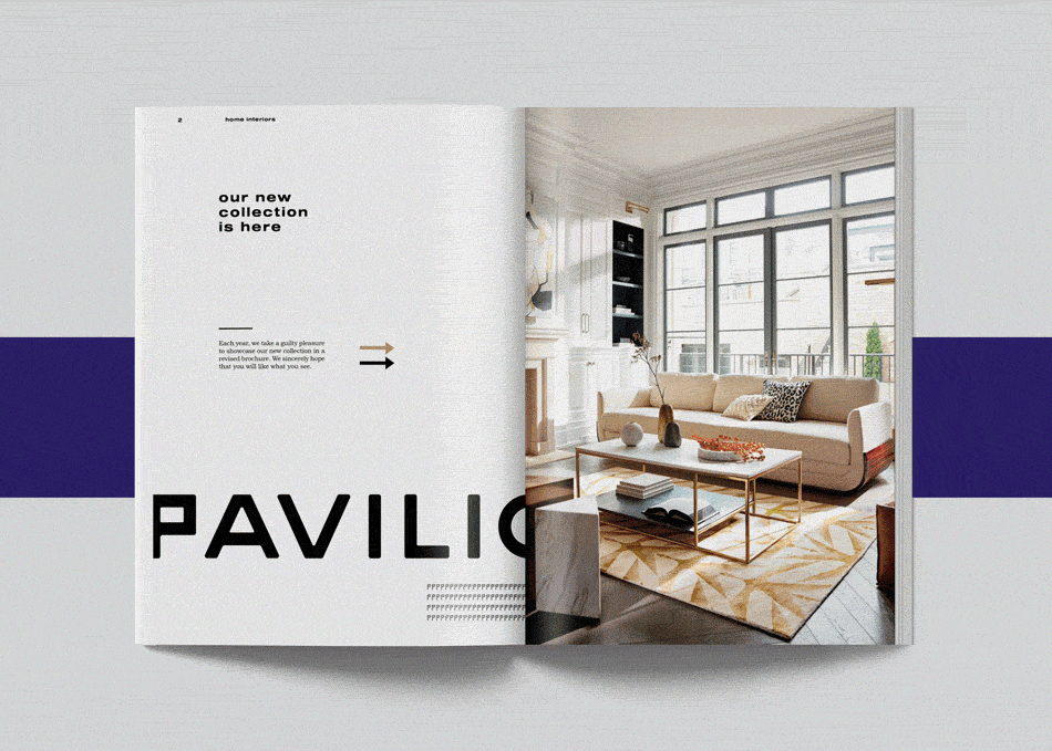 pavilion branding design furniture poster scene