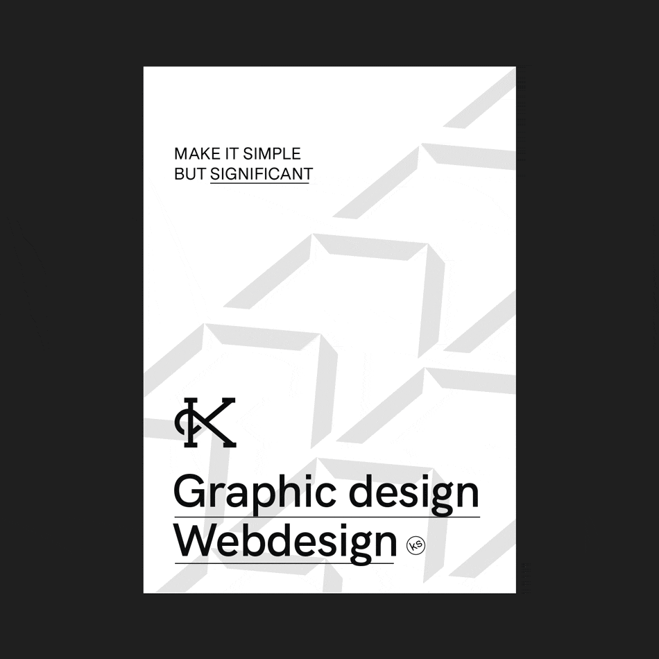 Kalisto studio logo custom typography poster design grids branding graphic design webdesign