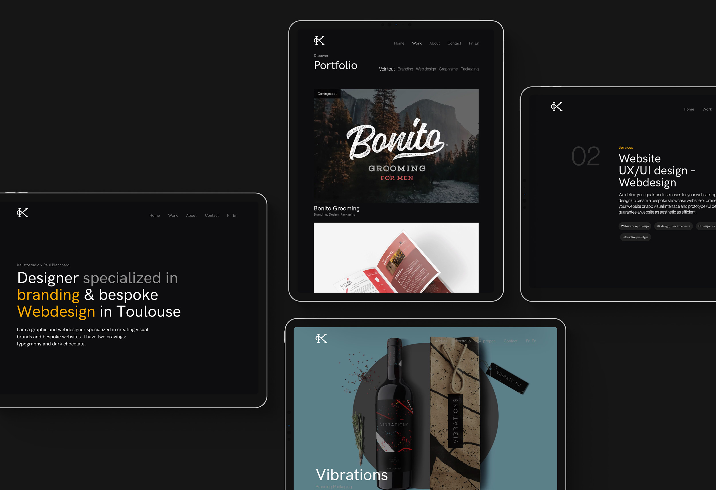 Kalistostudio ipad mockup website webdesign