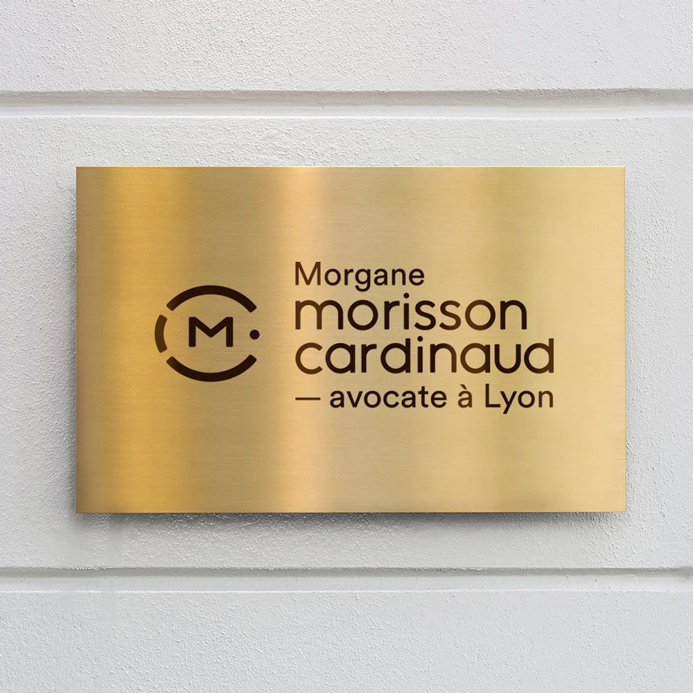 identité visuelle branding Morgane Morisson Avocate à Lyon